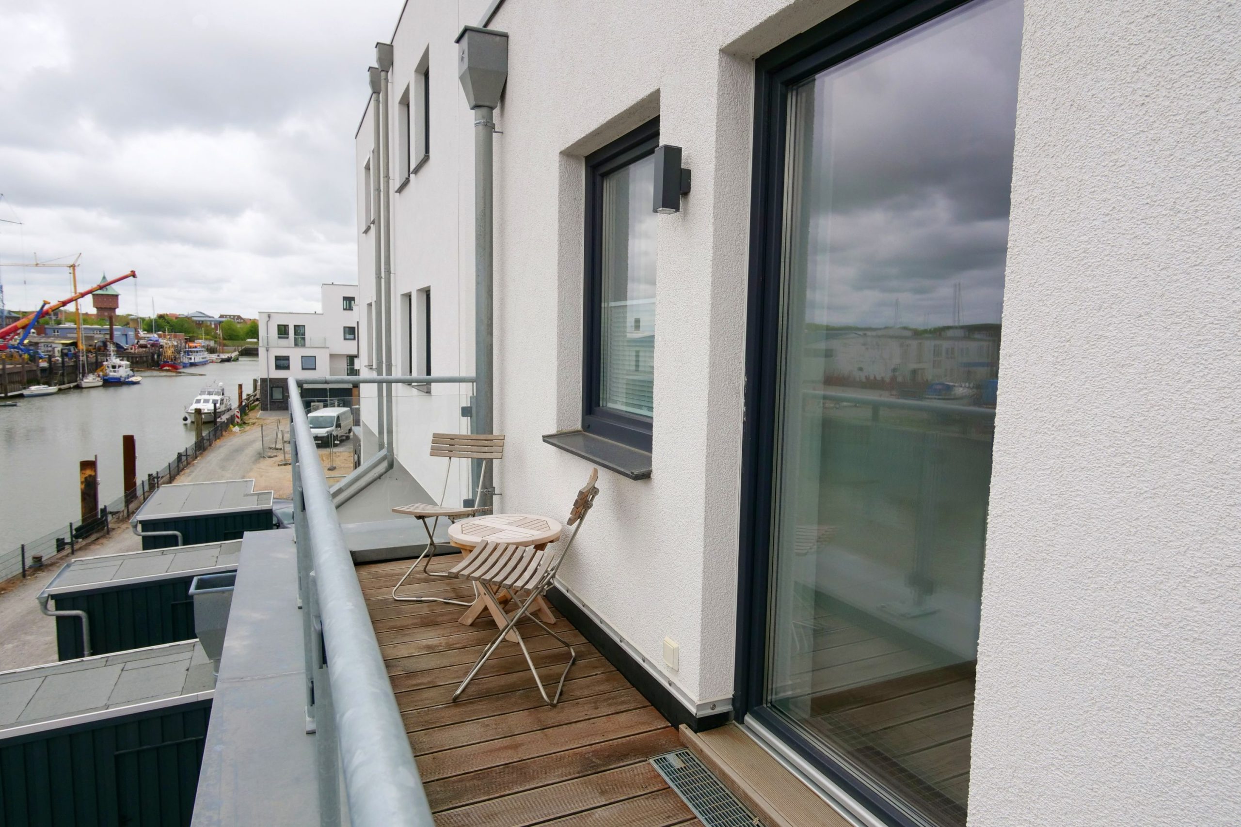 Balkon in Ferienhaus in Cuxhaven