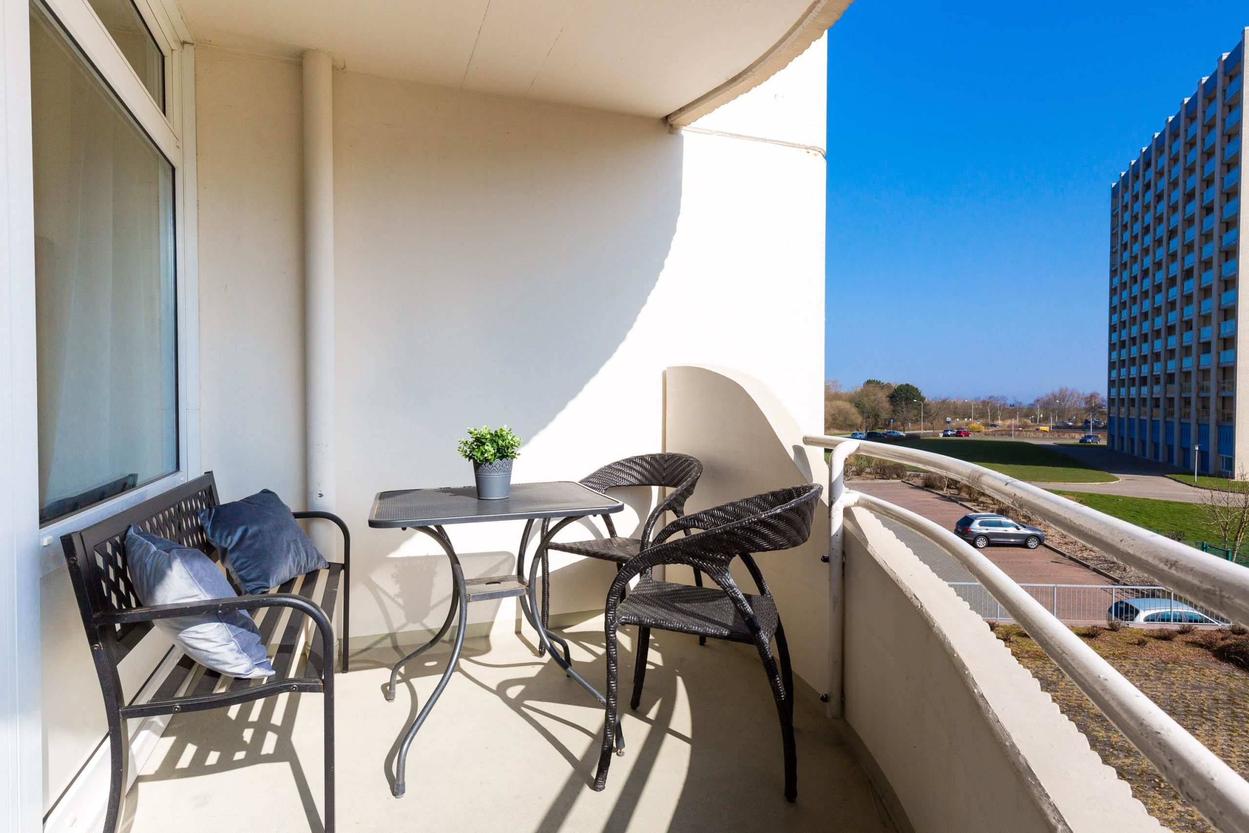 Balkon in Ferienwohnung in Cuxhaven